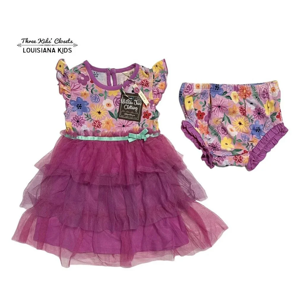 NEW Matilda Jane 18-24m Wide Awake Frenchie Dress